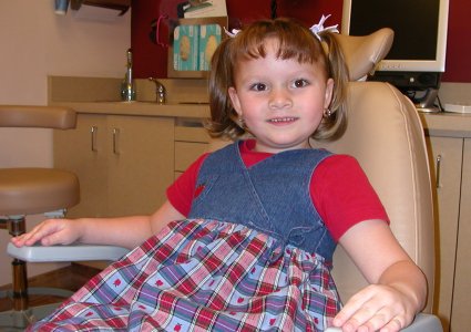 Girl at Dr. LaCorte's Pediatric Dentist and Orthodontist Office in Tucson, AZ