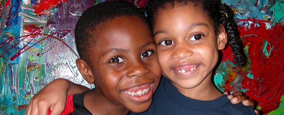 Brother and Sister at the Pediatric Dentist and Orthodontist Office in Tucson, AZ