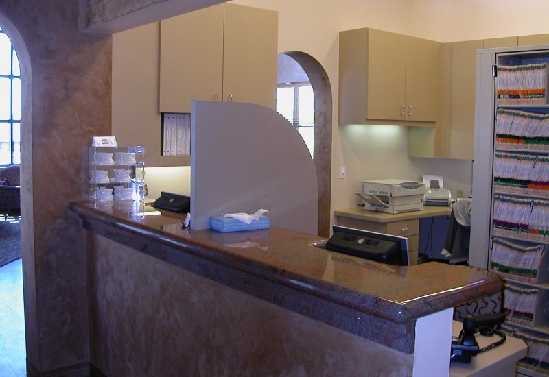 Check out desk for Dr. Michael LaCorte - Pediatric Dentist in Tuscon, Marana and Oro Valley, AZ